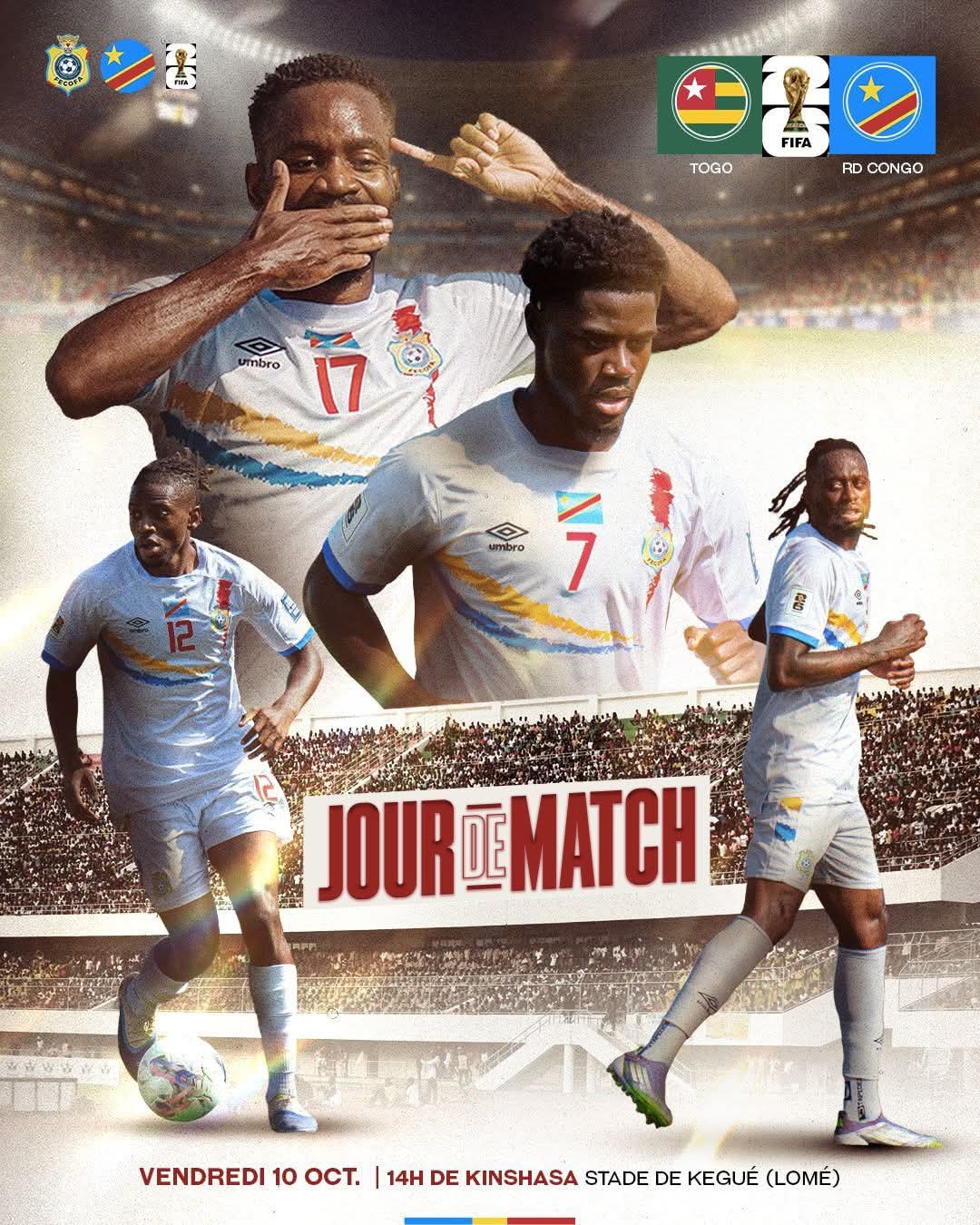 Sport / Éliminatoires Mondial 2026 : Les Éperviers face aux Léopards, un choc crucial.