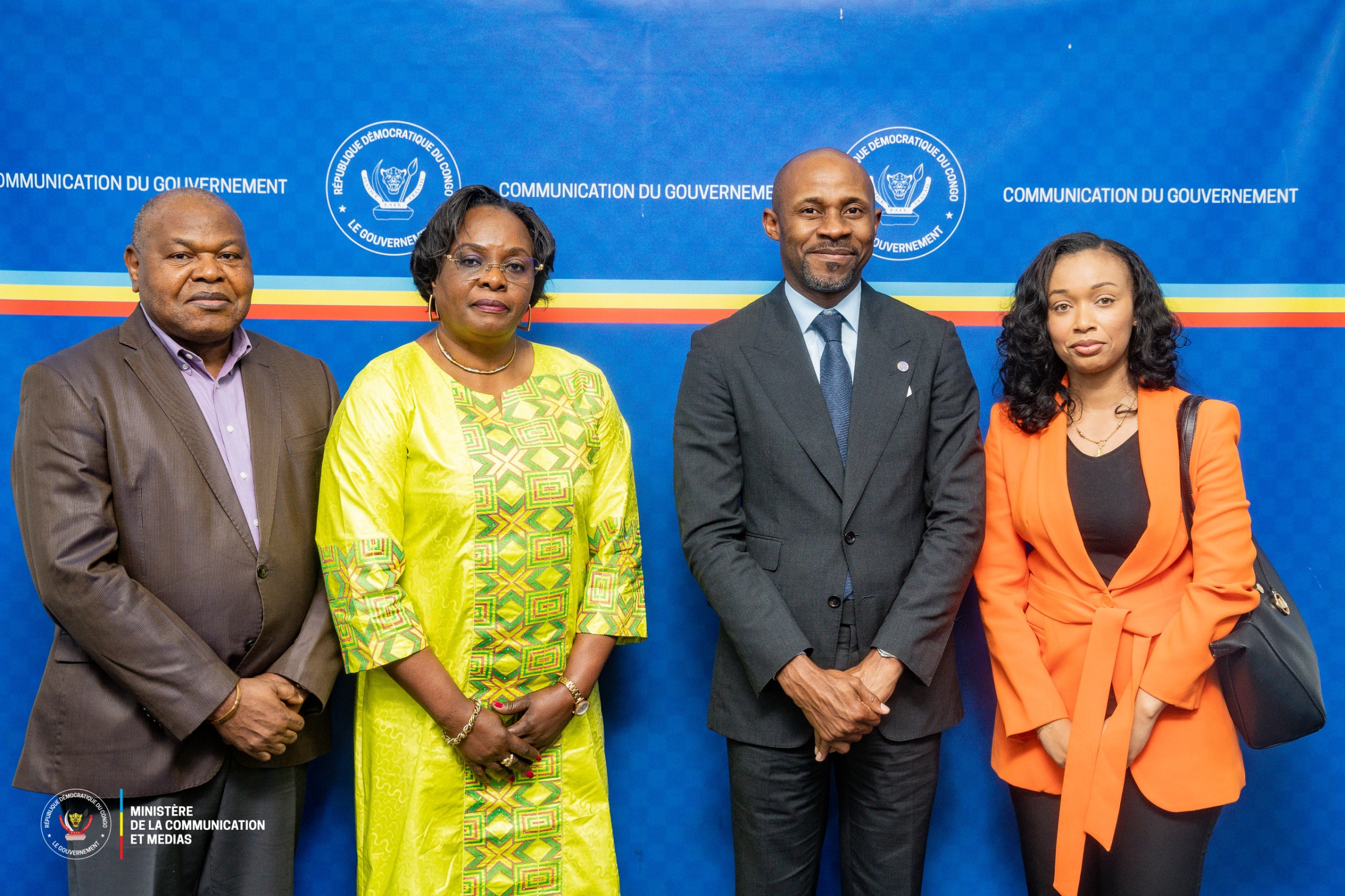RDC :Sylvie Elenge, a apposé sa signature au protocole d’accord sur la perception de la redevance  en présence de Patrick Muyaya.