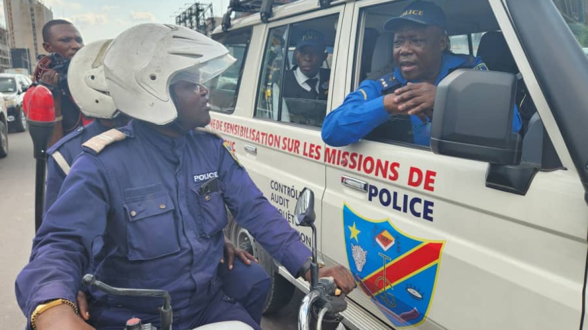 Justice — L'Inspection Générale de la Police intensifie la lutte contre les policiers tracassiers à Kinshasa