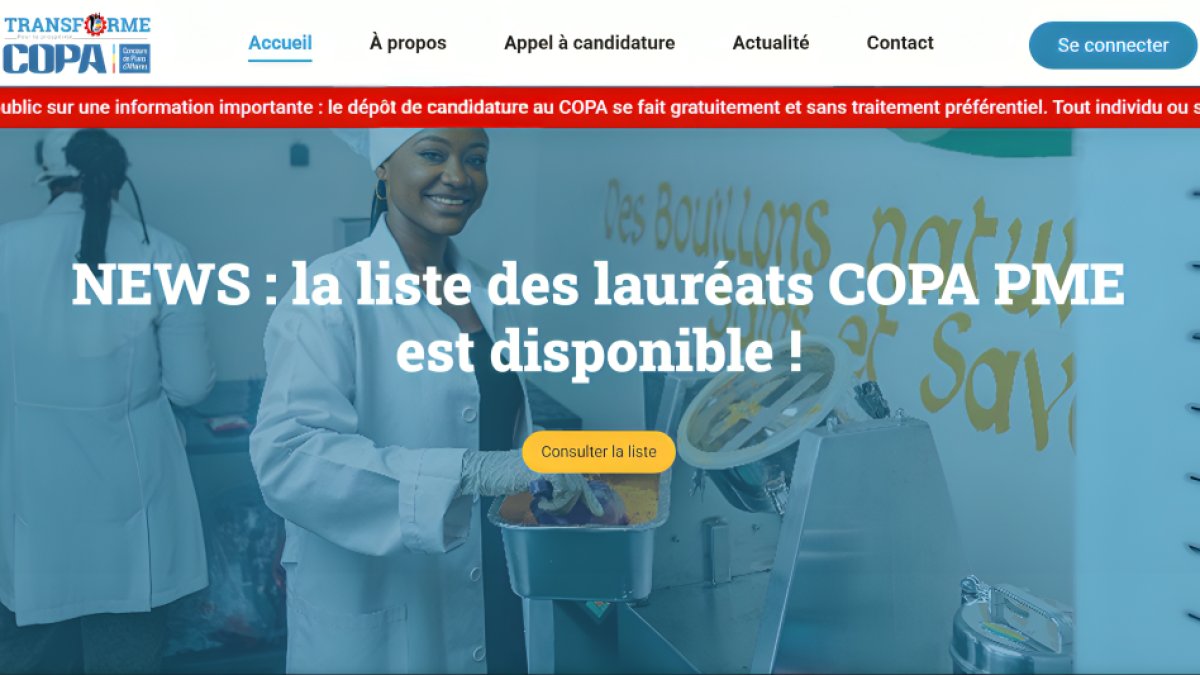 Projet TRANSFORME : Publication de la liste des lauréats